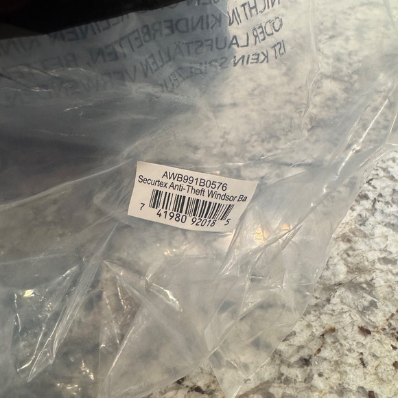 Baggallini Securtex Anti-Theft Windsor Backpack French Navy - Picture 11 of 16